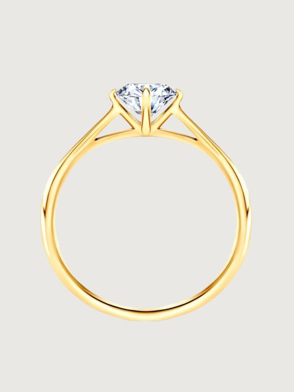 Inel de Logodna Eternal Brilliance din Aur Galben cu Diamant 0.3Ct