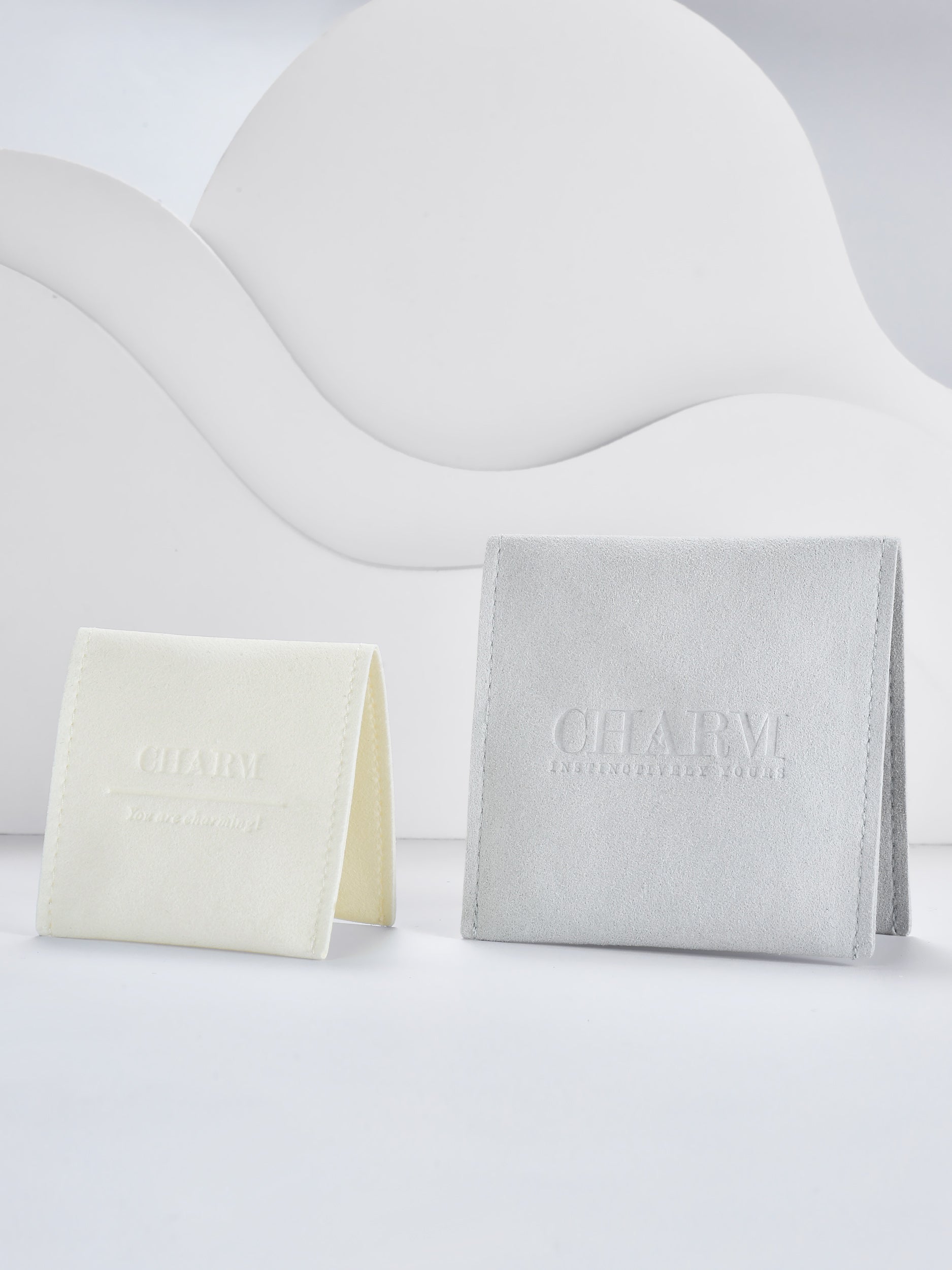 Cercei din Argint Moissanite Blush Clover