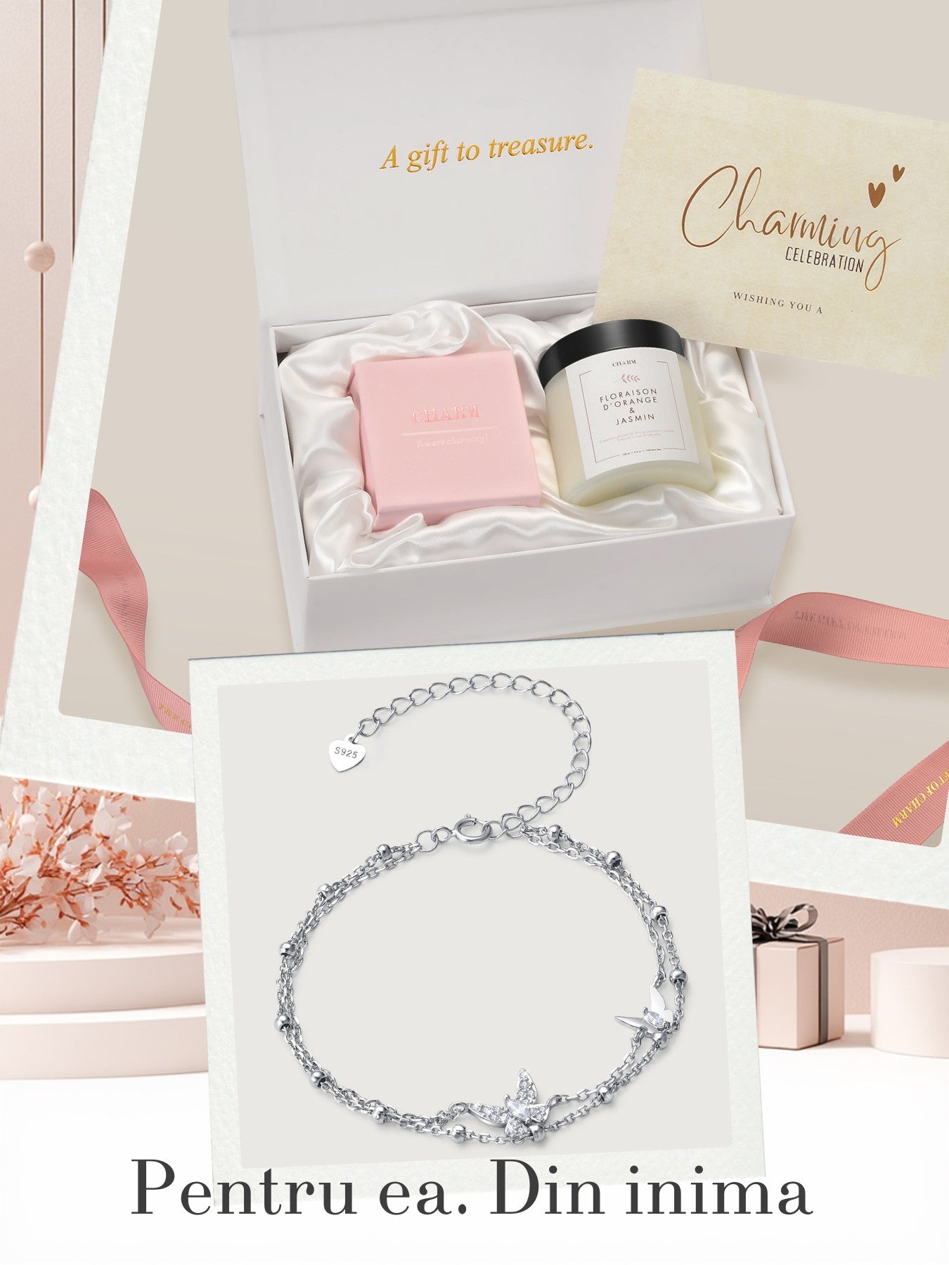 Set Cadou Double Layer Butterfly