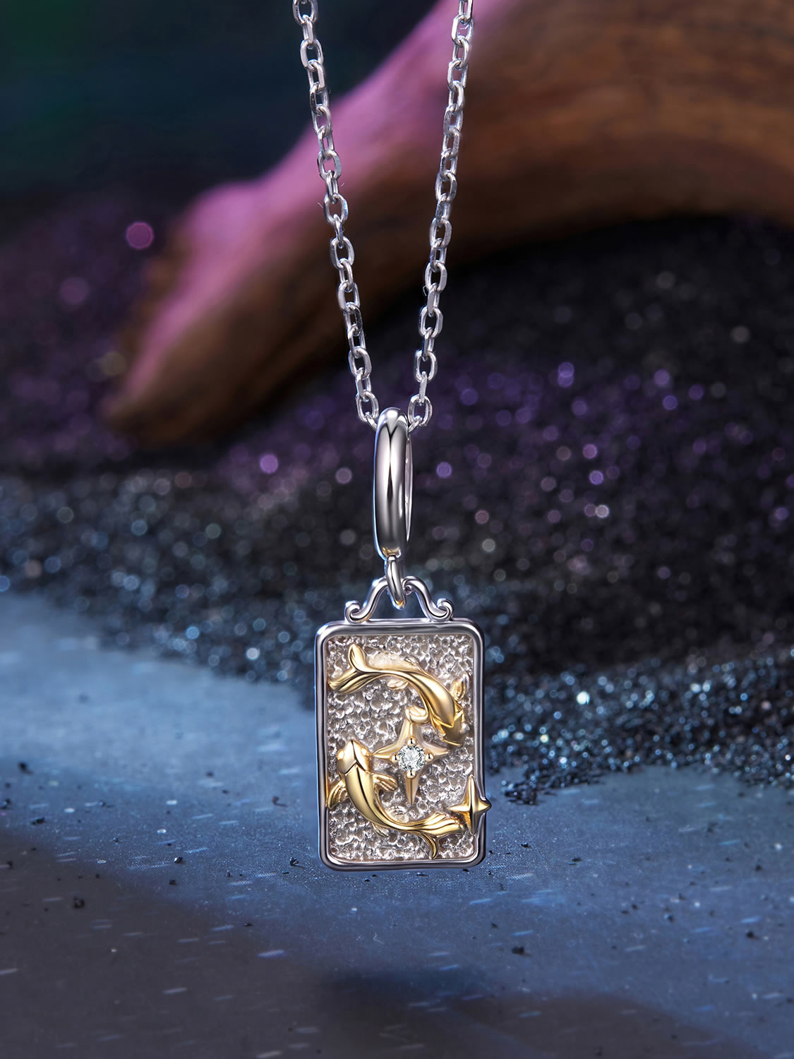 Colier din Argint Zodiac Pisces Dream