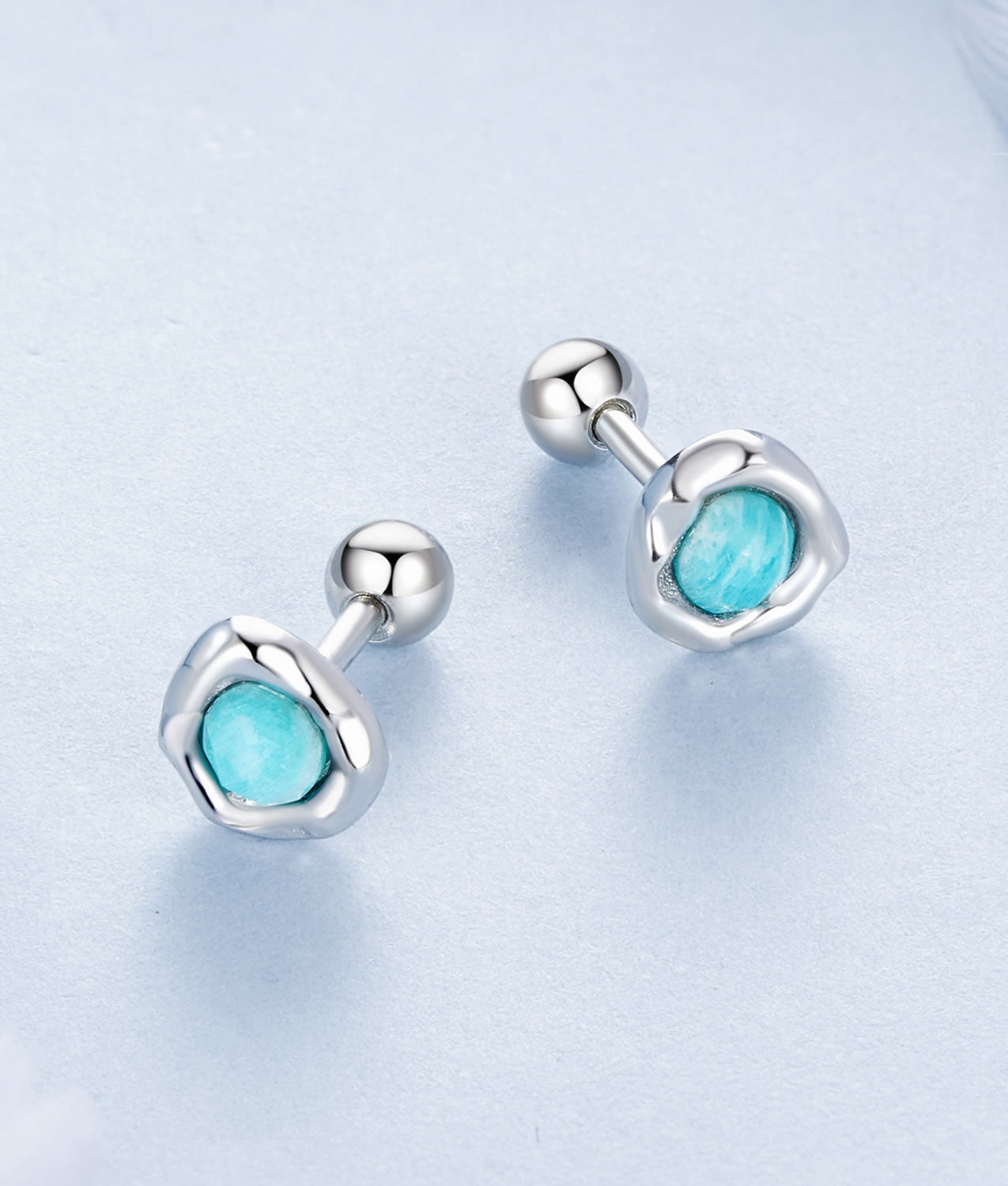 Cercei din Argint Ocean Bloom