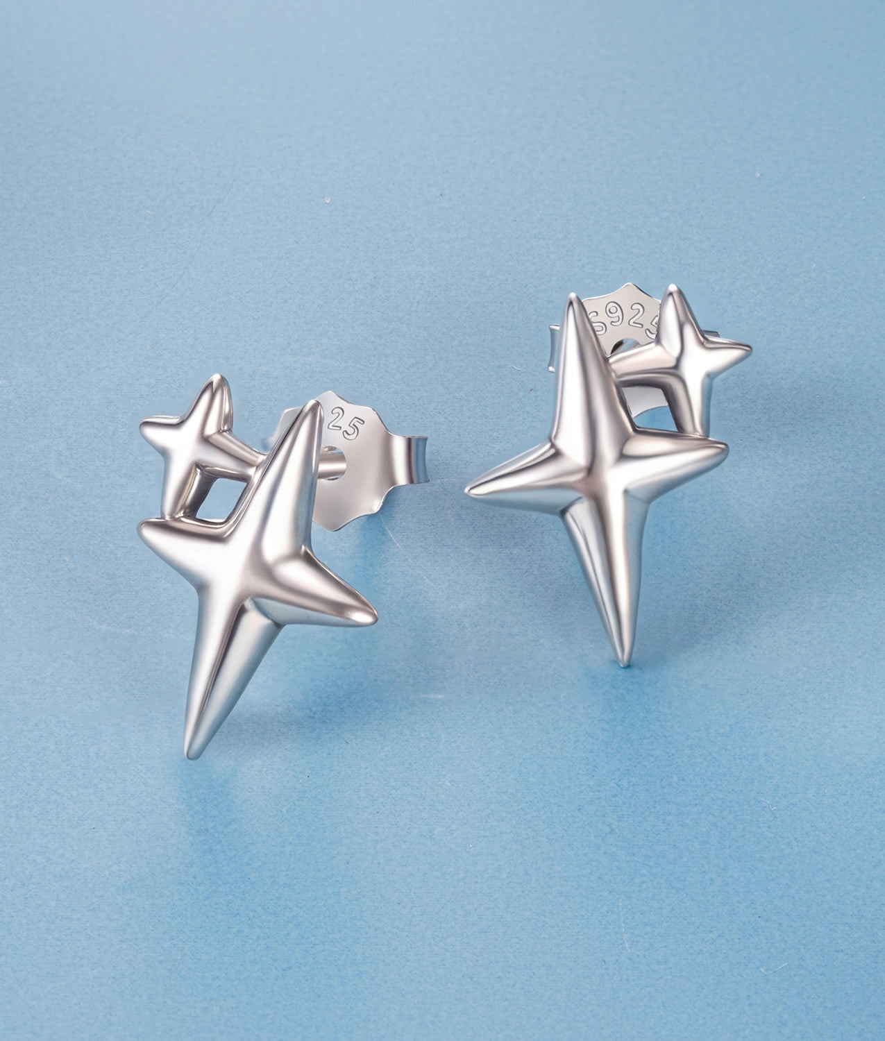 Cercei din Argint Stellar Duo