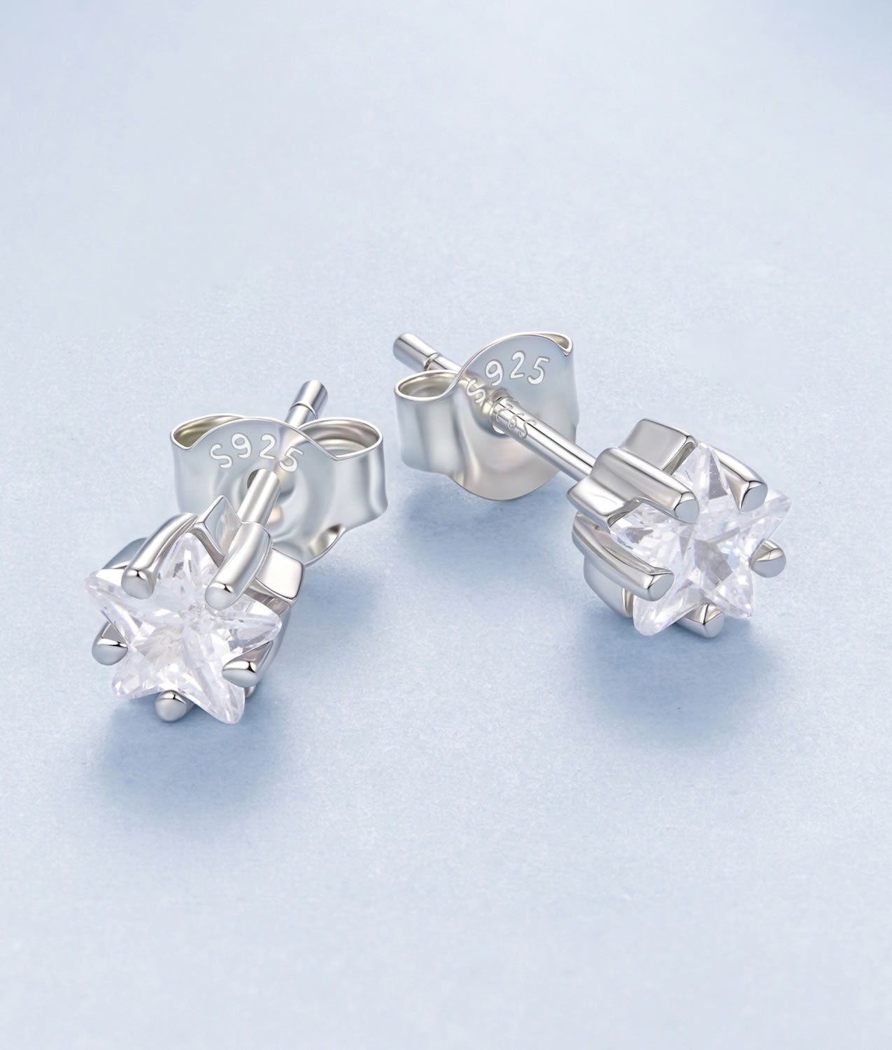 Cercei din Argint Crystal Starburst