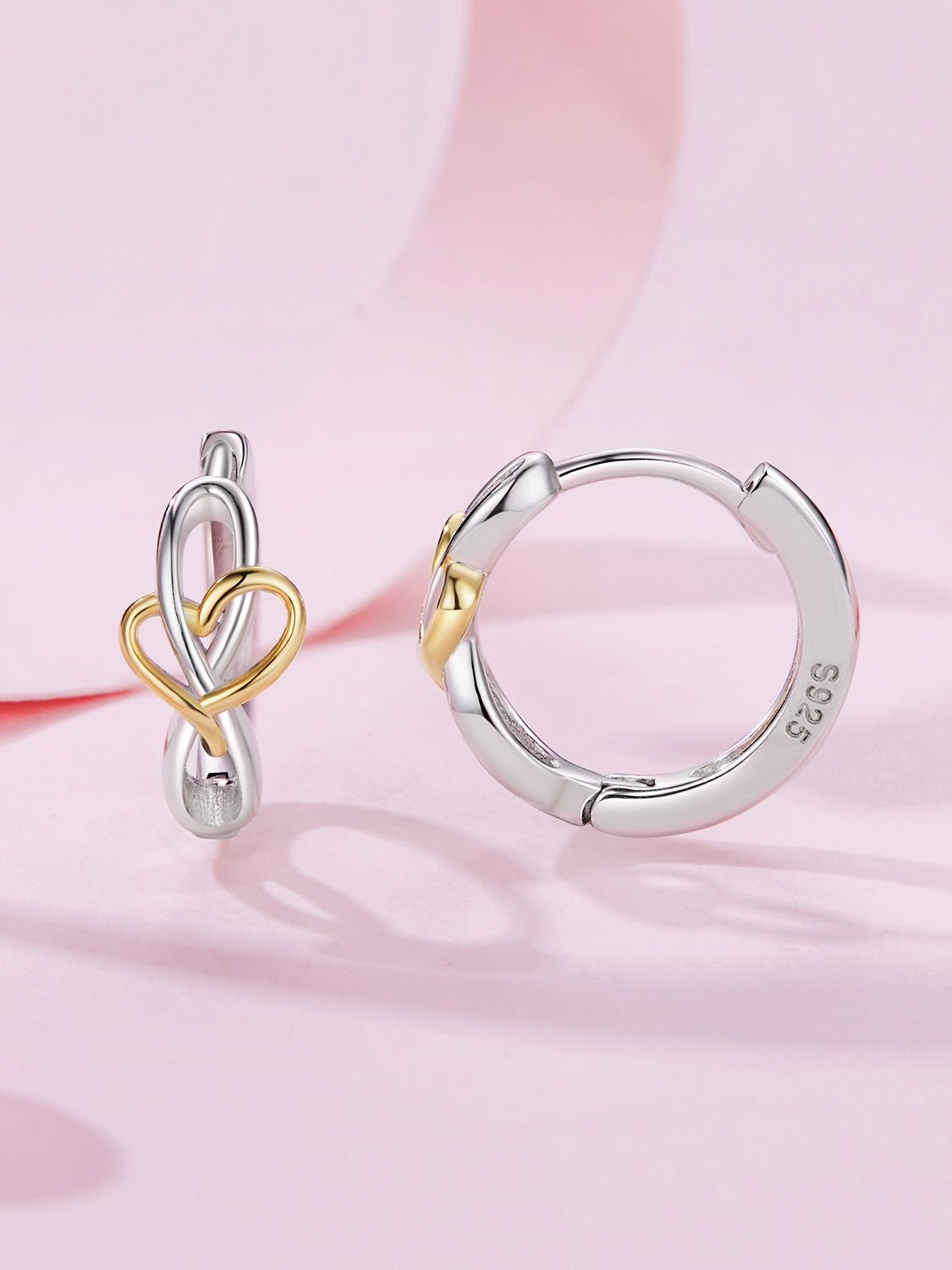 Cercei din Argint Infinite Love Hoop