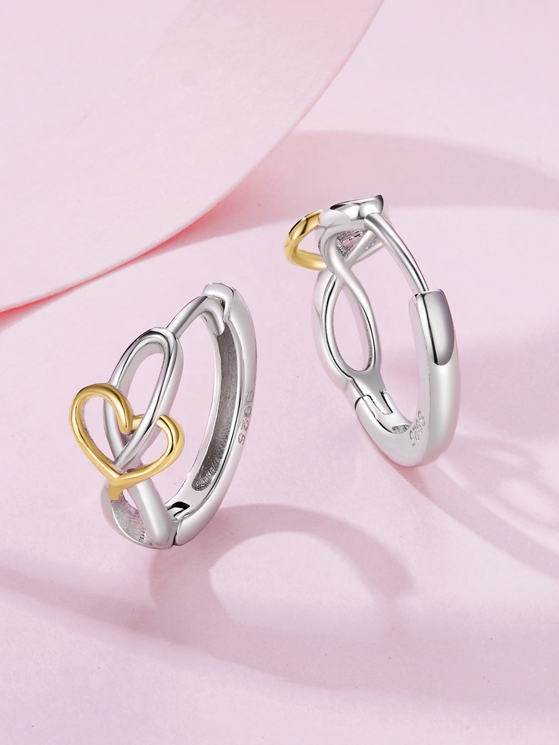 Cercei din Argint Infinite Love Hoop