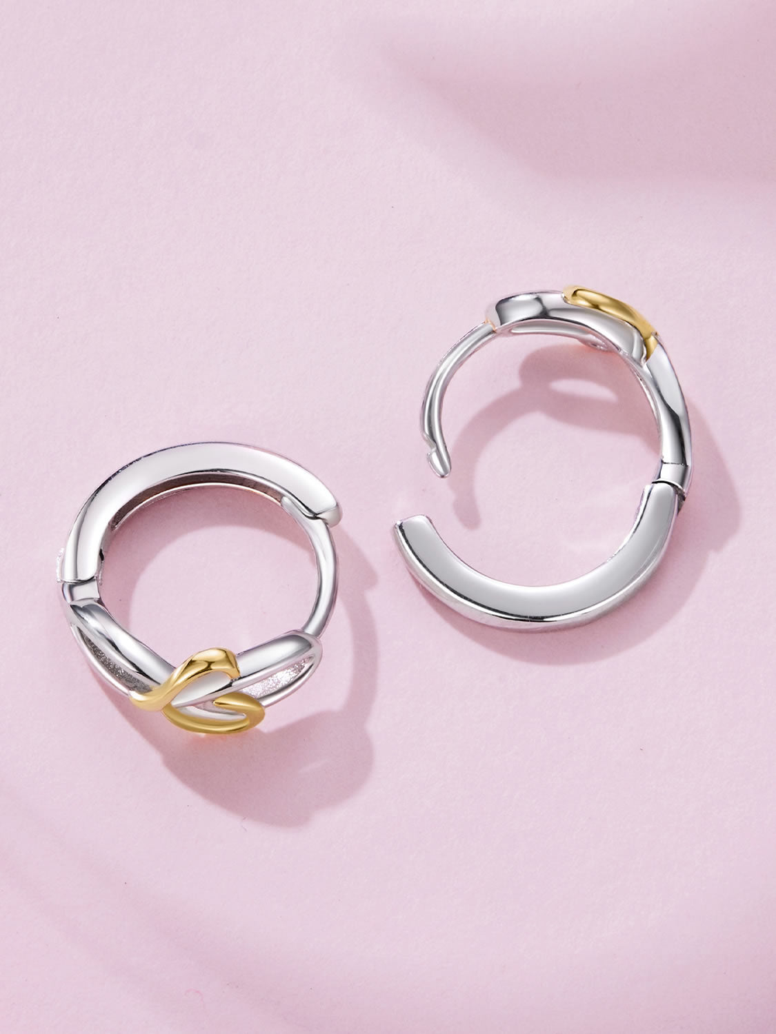 Cercei din Argint Infinite Love Hoop