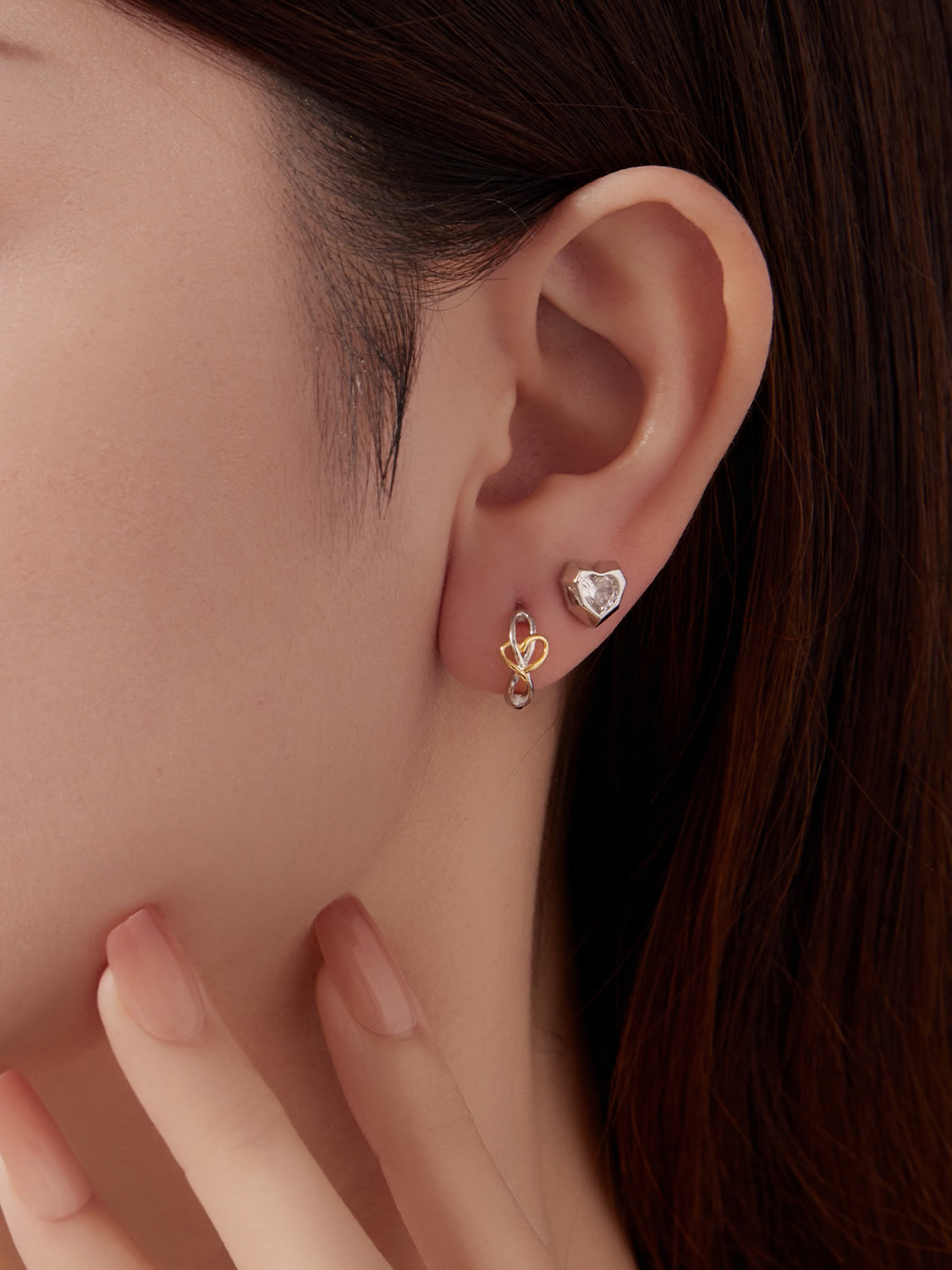 Cercei din Argint Infinite Love Hoop