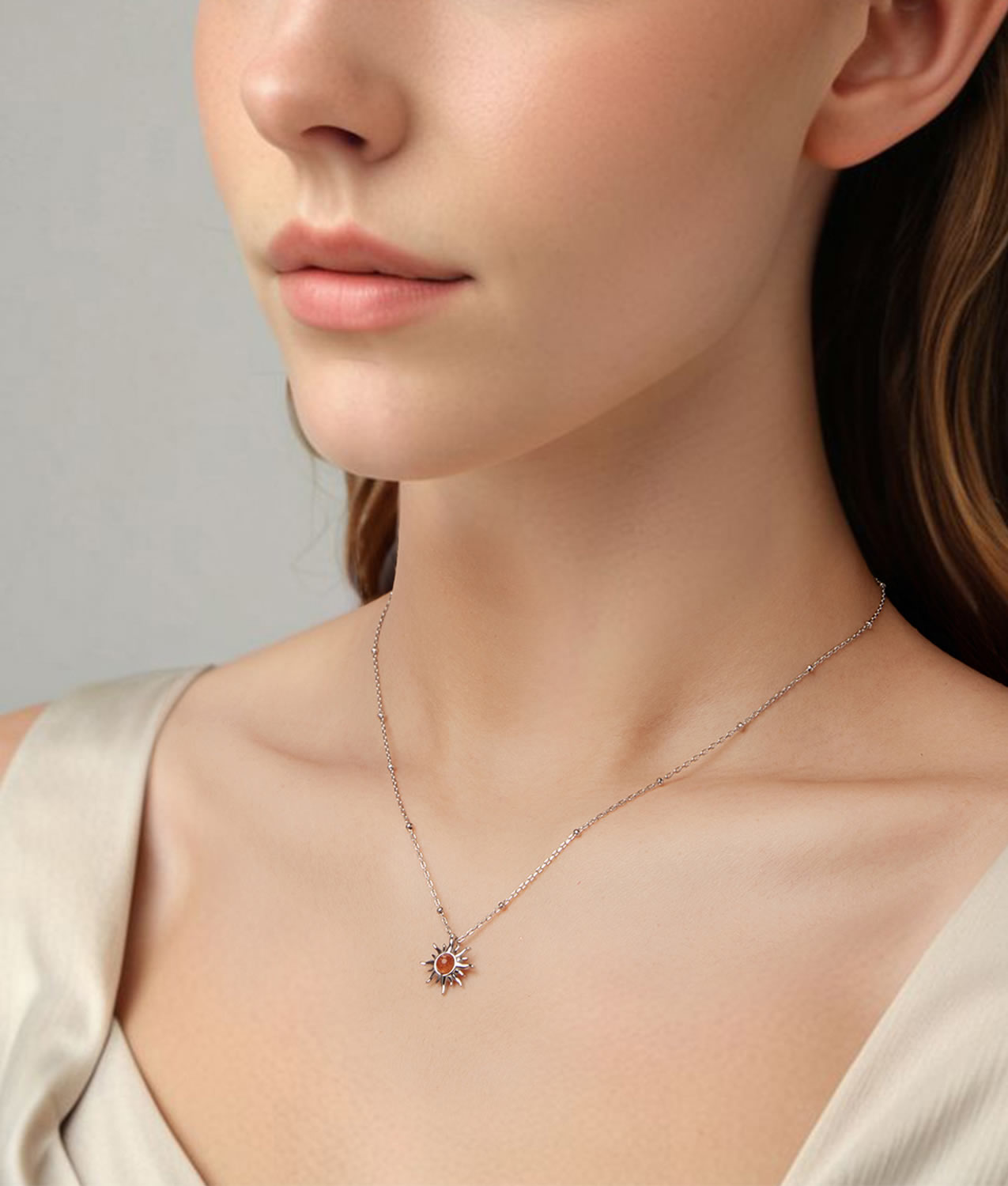 Colier din Argint Solar Radiance