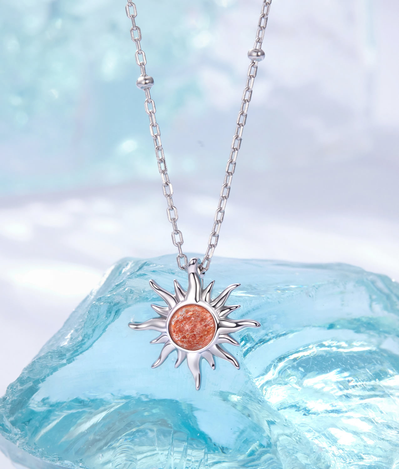 Colier din Argint Solar Radiance