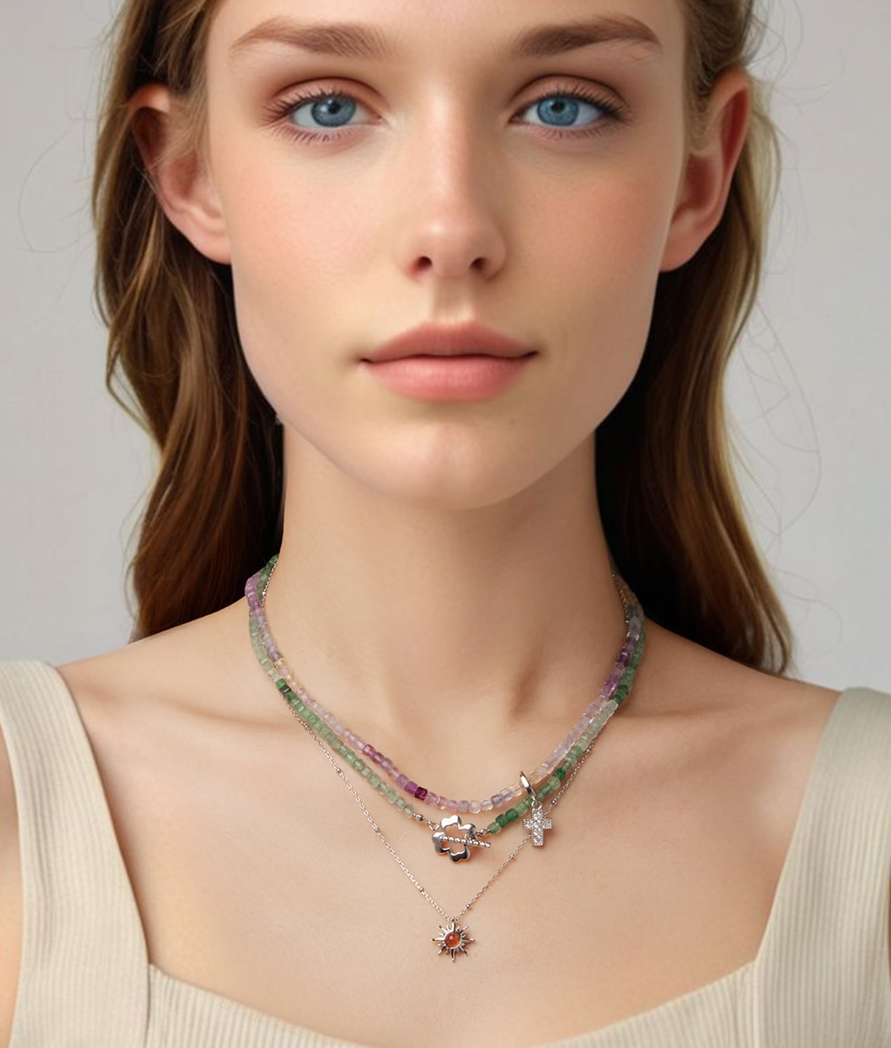 Colier din Argint Solar Radiance