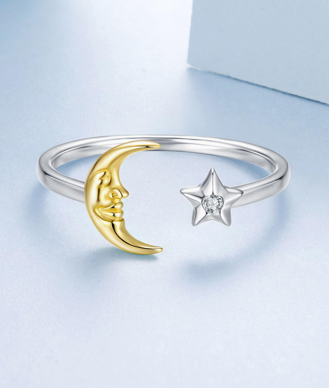 Inel din Argint Moon & Starlight