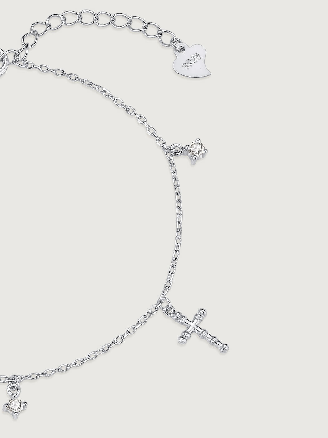 Bratara din Argint Silver Divine Cross Charms