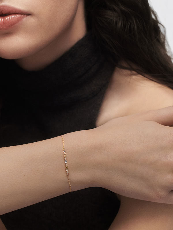 Bratara din Argint Gold Celestial Line