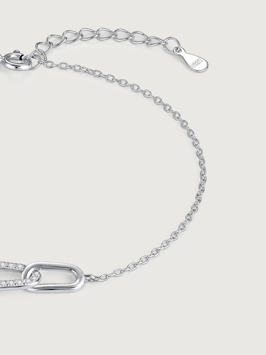 Bratara din Argint Silver Linked Radiance