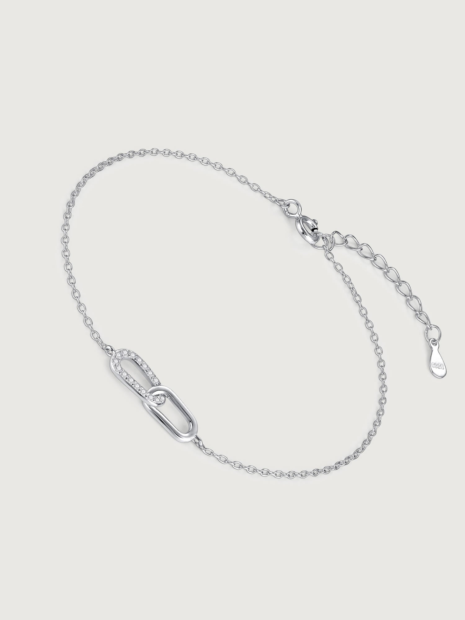 Bratara din Argint Silver Linked Radiance