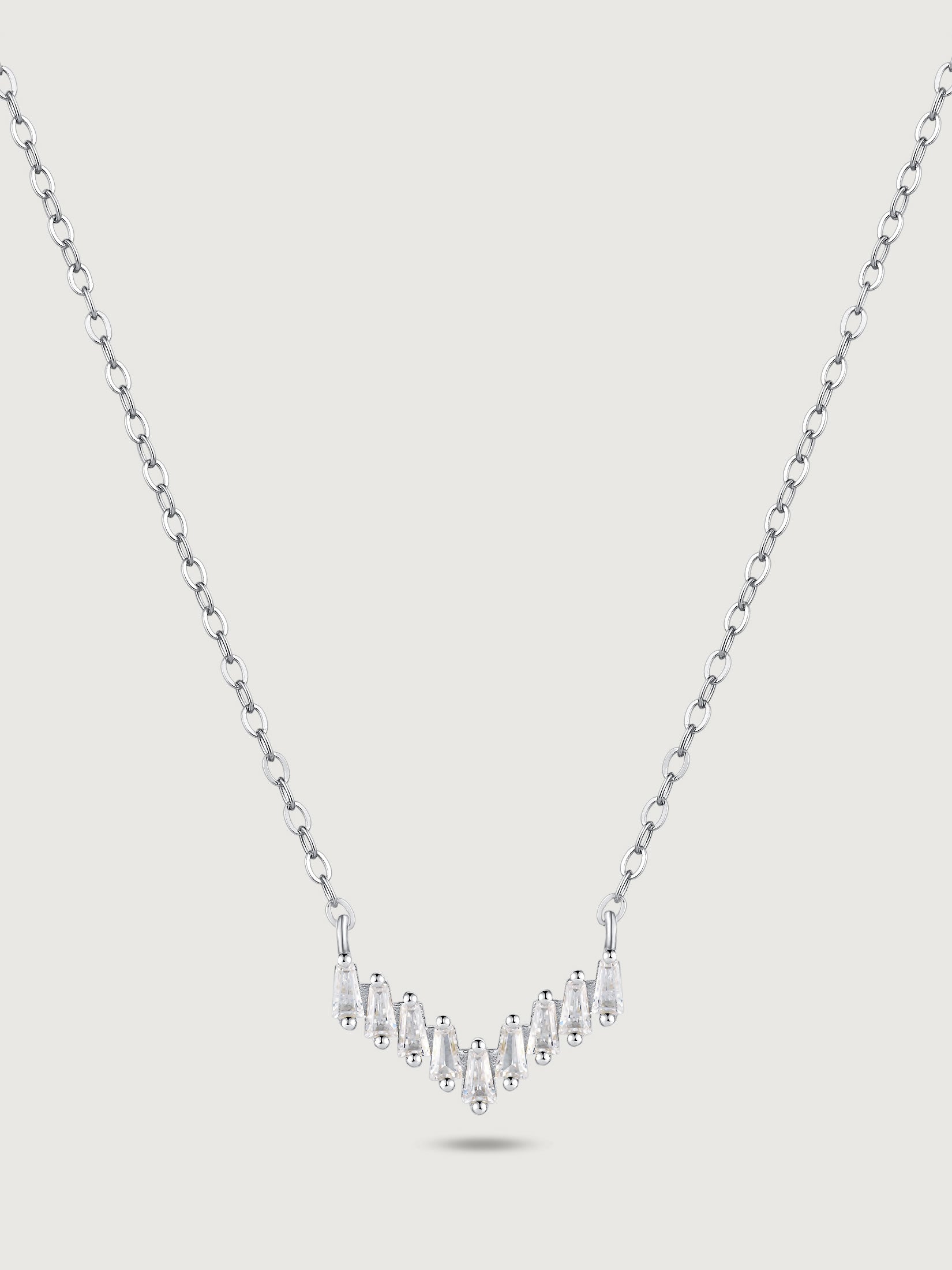Colier din Argint Silver V-Shine