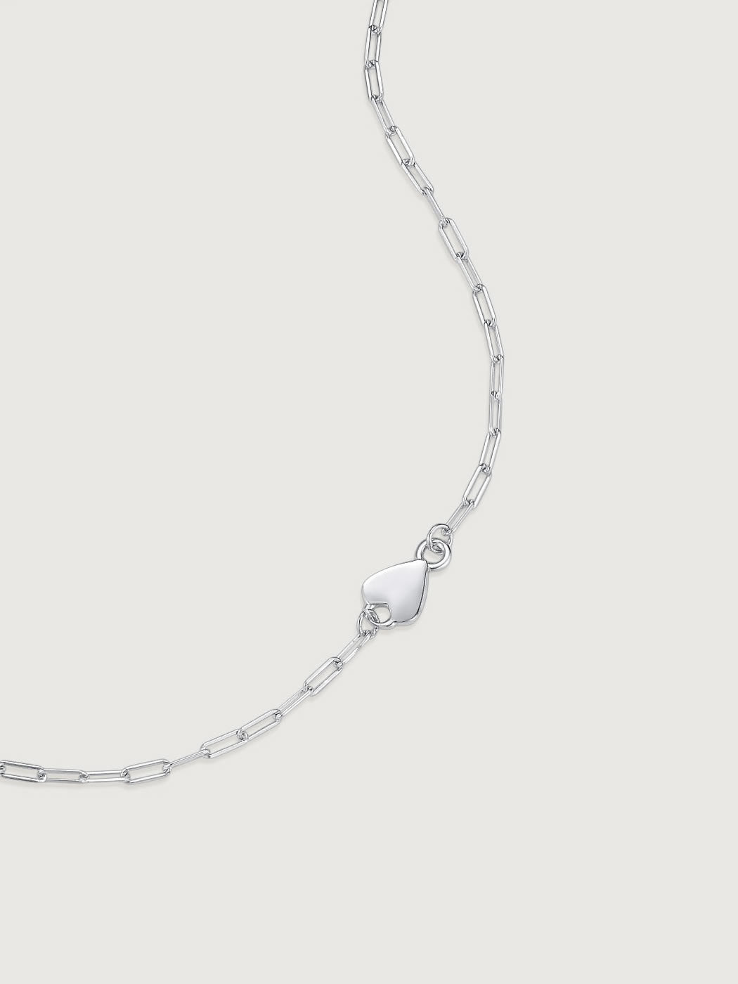 Colier din Argint Silver Linked Hearts