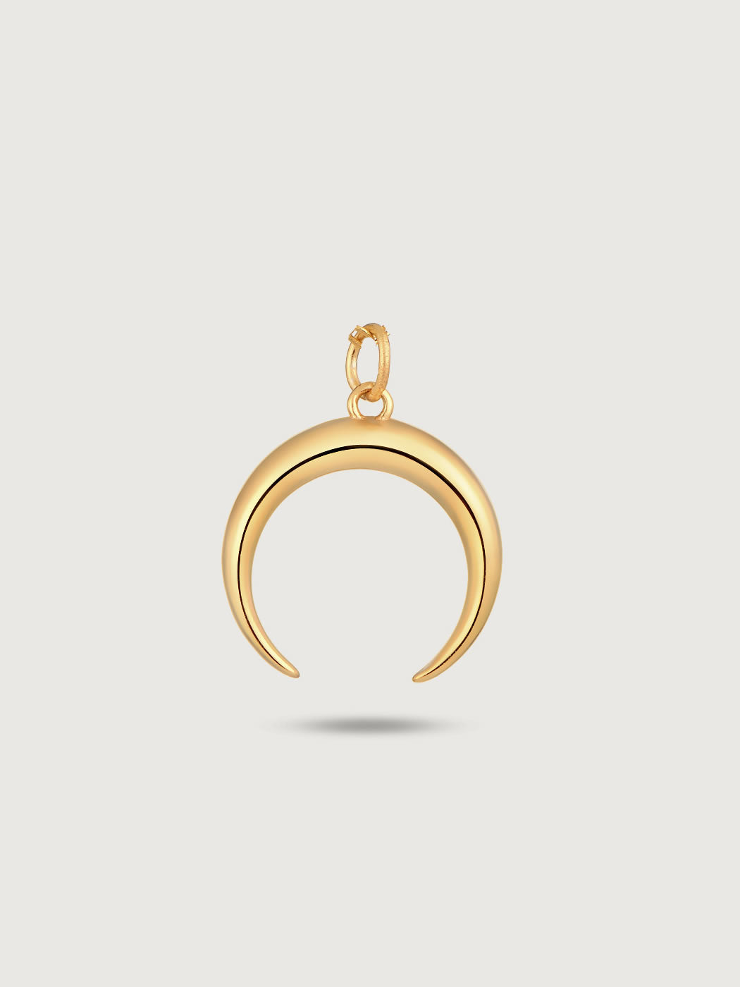 Colier din Argint Gold Lunar Crescent