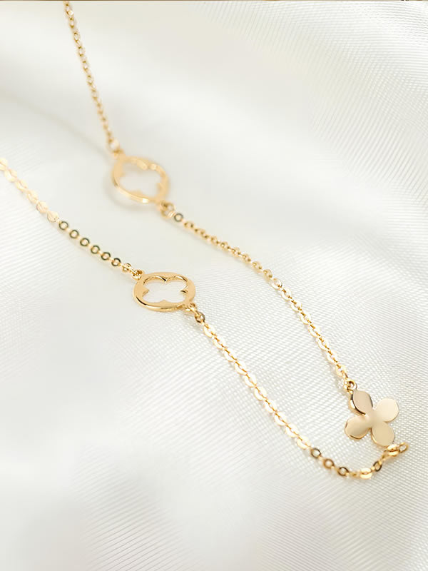 Colier din Argint Gold Clover Whisper