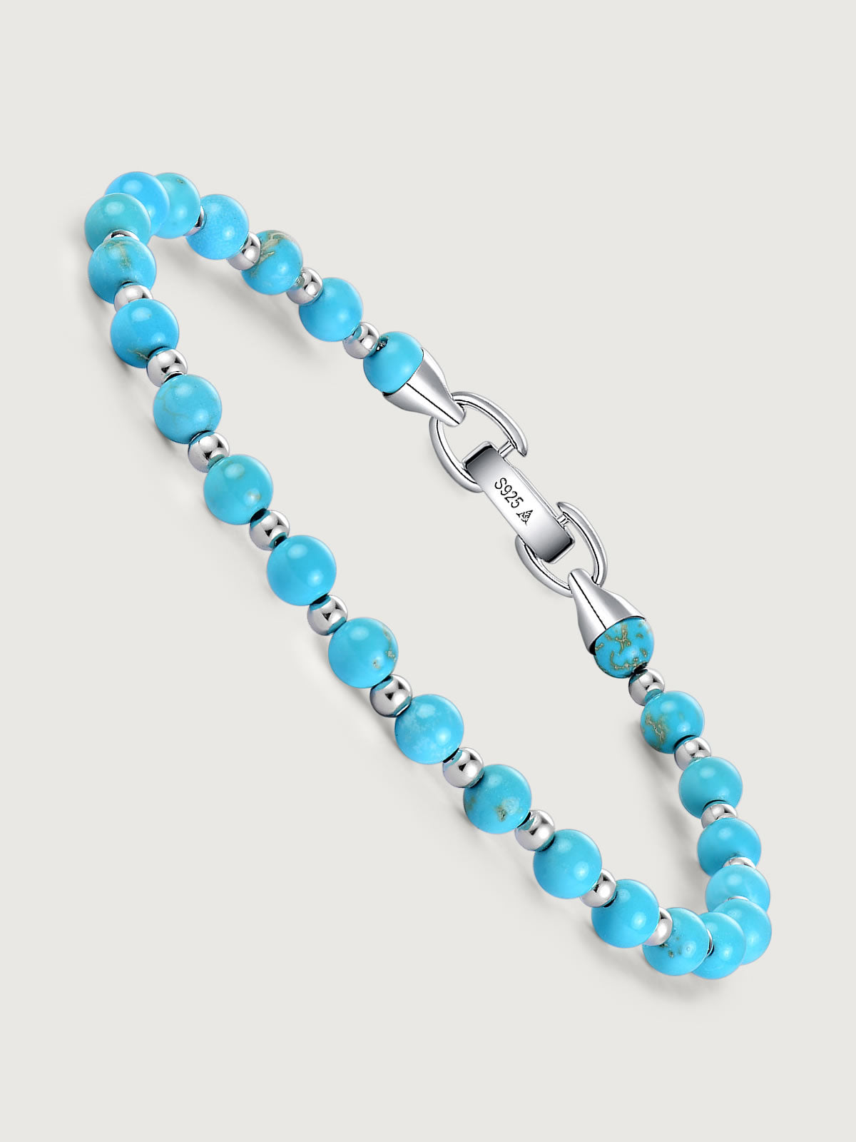 Bratara din Argint Men Turquoise Equinox