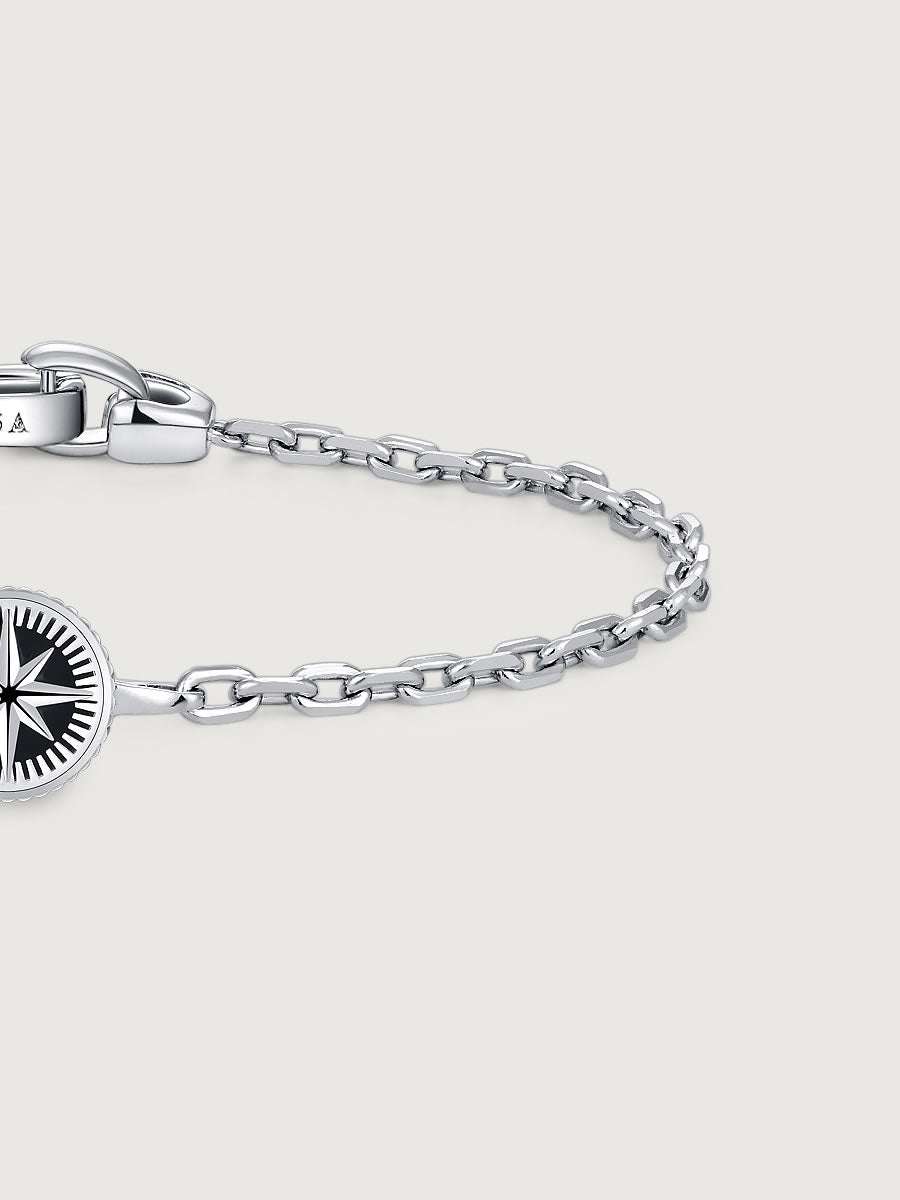 Bratara din Argint Men Black Onyx North