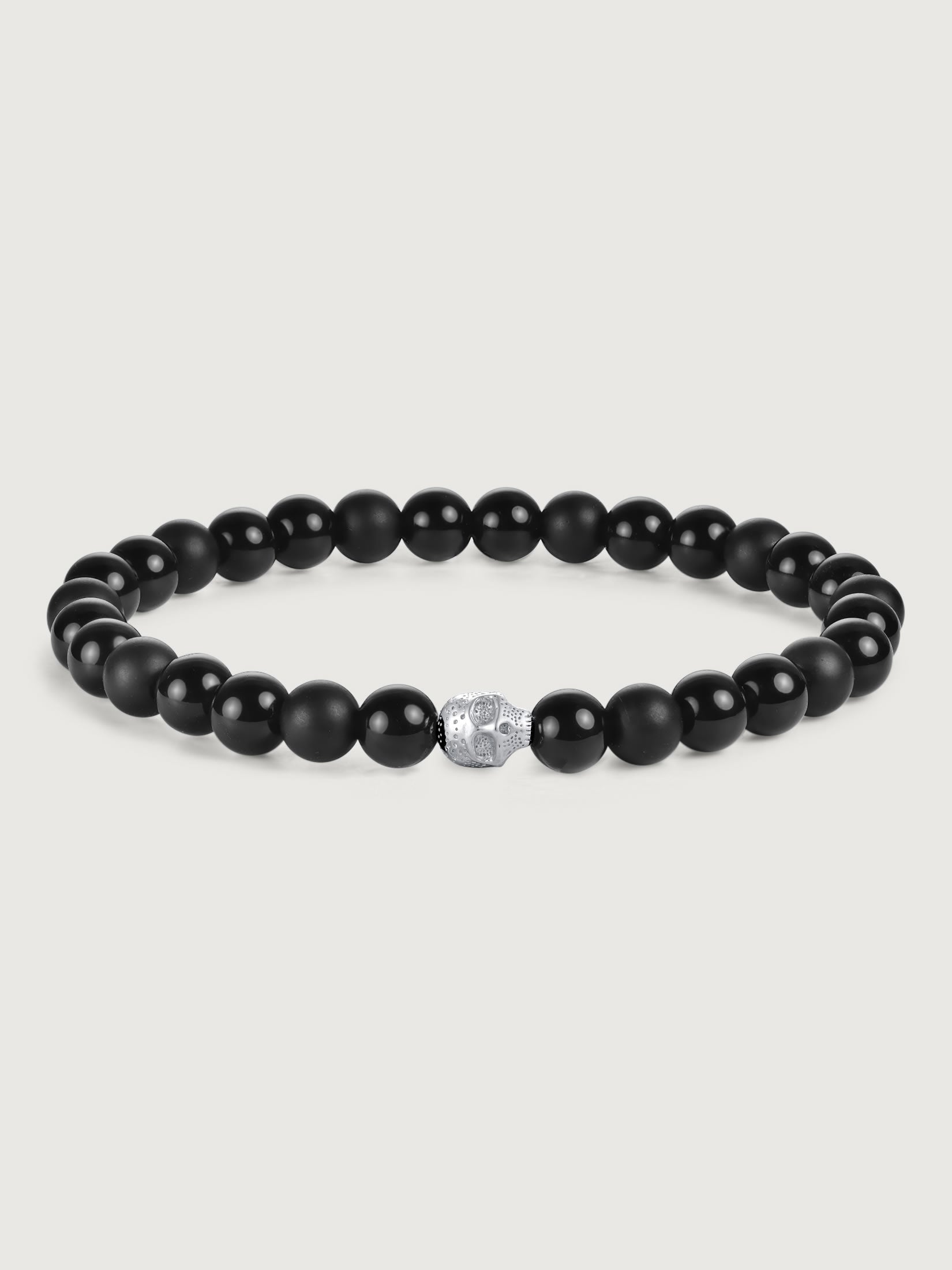 Bratara din Argint Men Shadow Skull