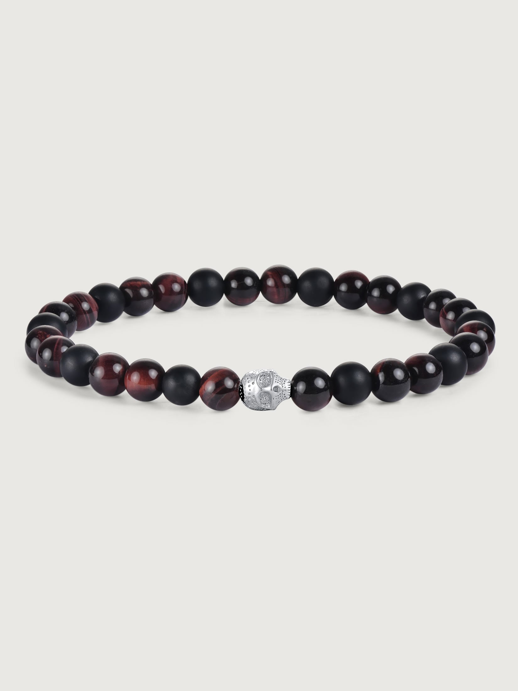 Bratara din Argint Men Ember Skull