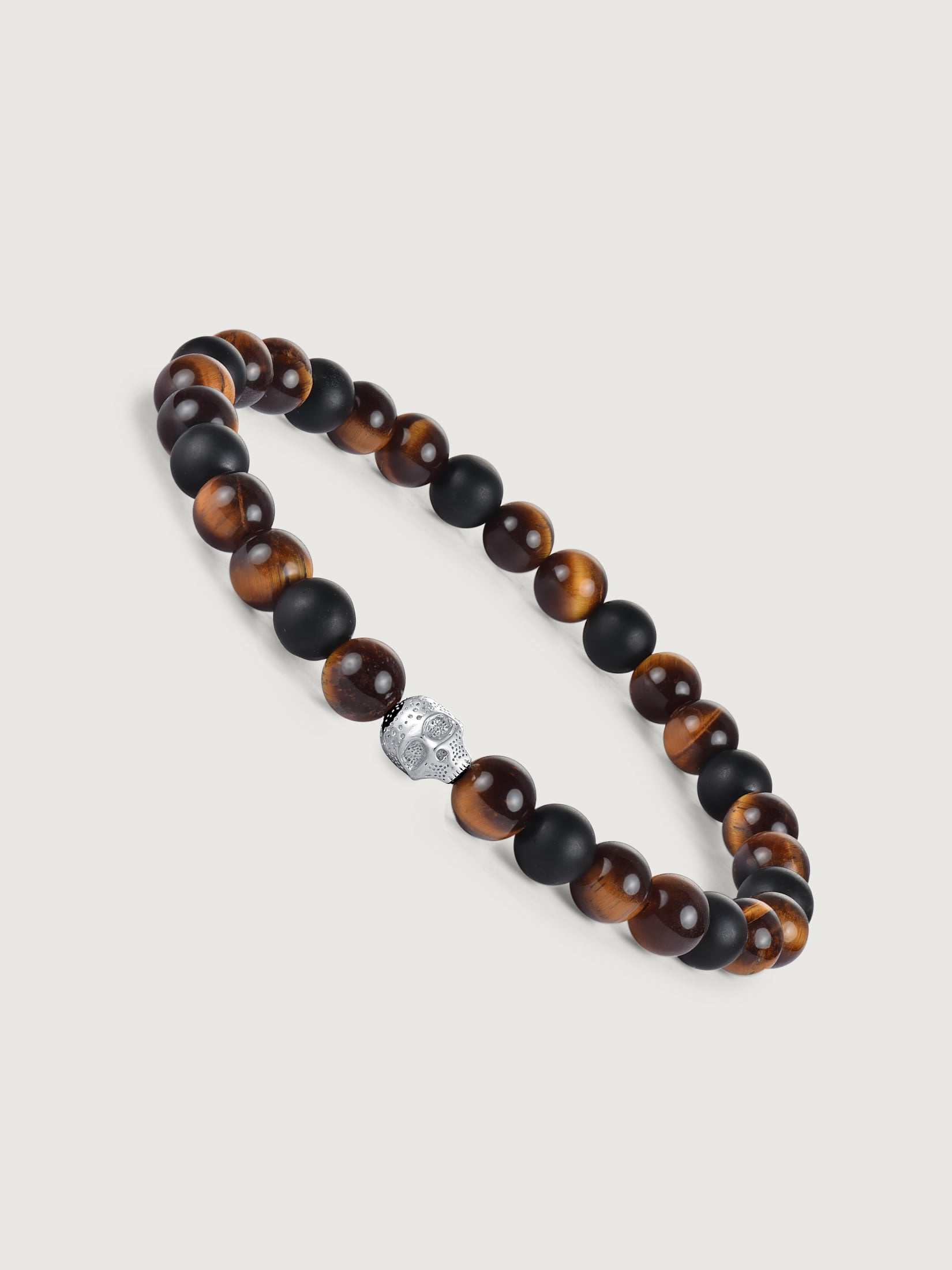 Bratara din Argint Men Solar Skull