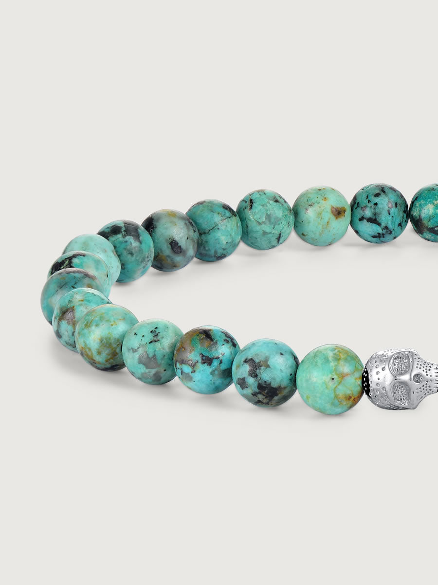 Bratara din Argint Men Oasis Skull