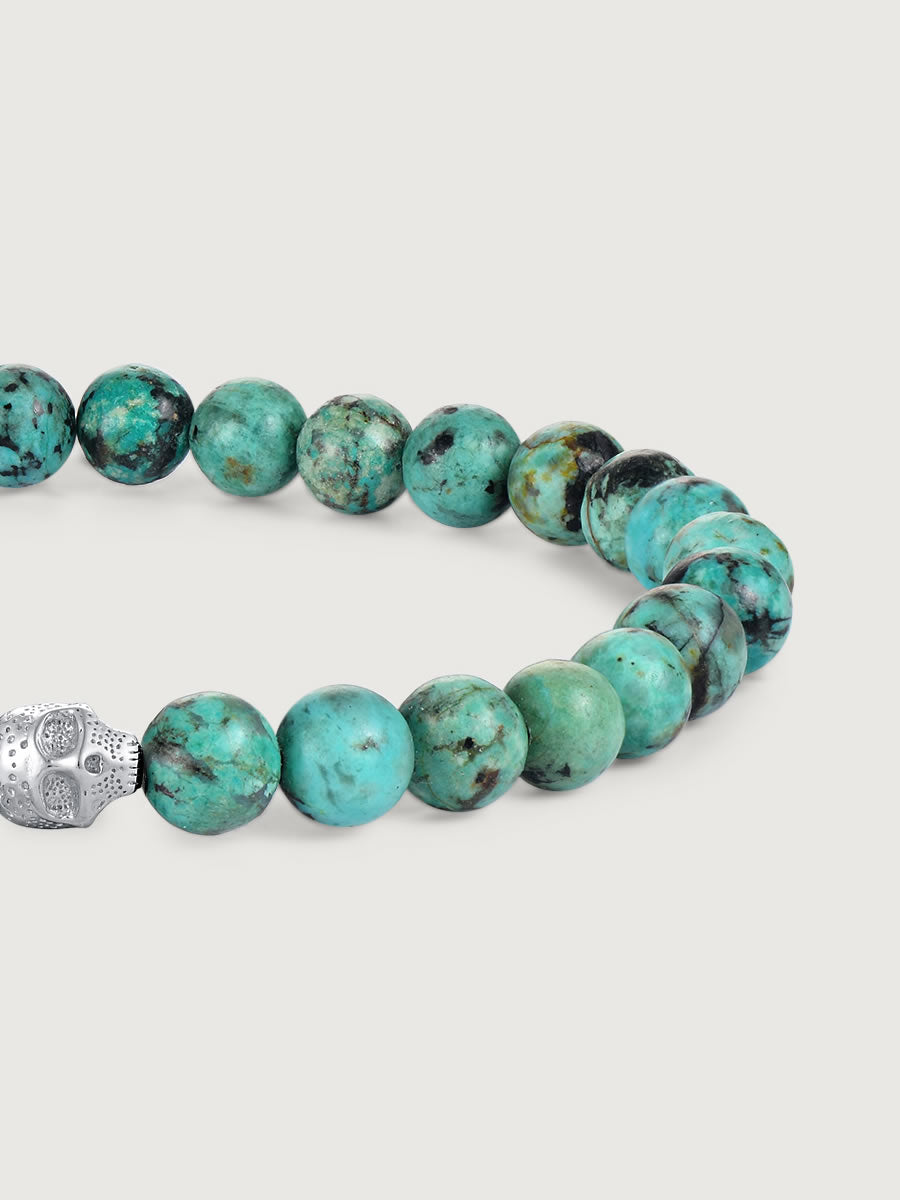 Bratara din Argint Men Oasis Skull