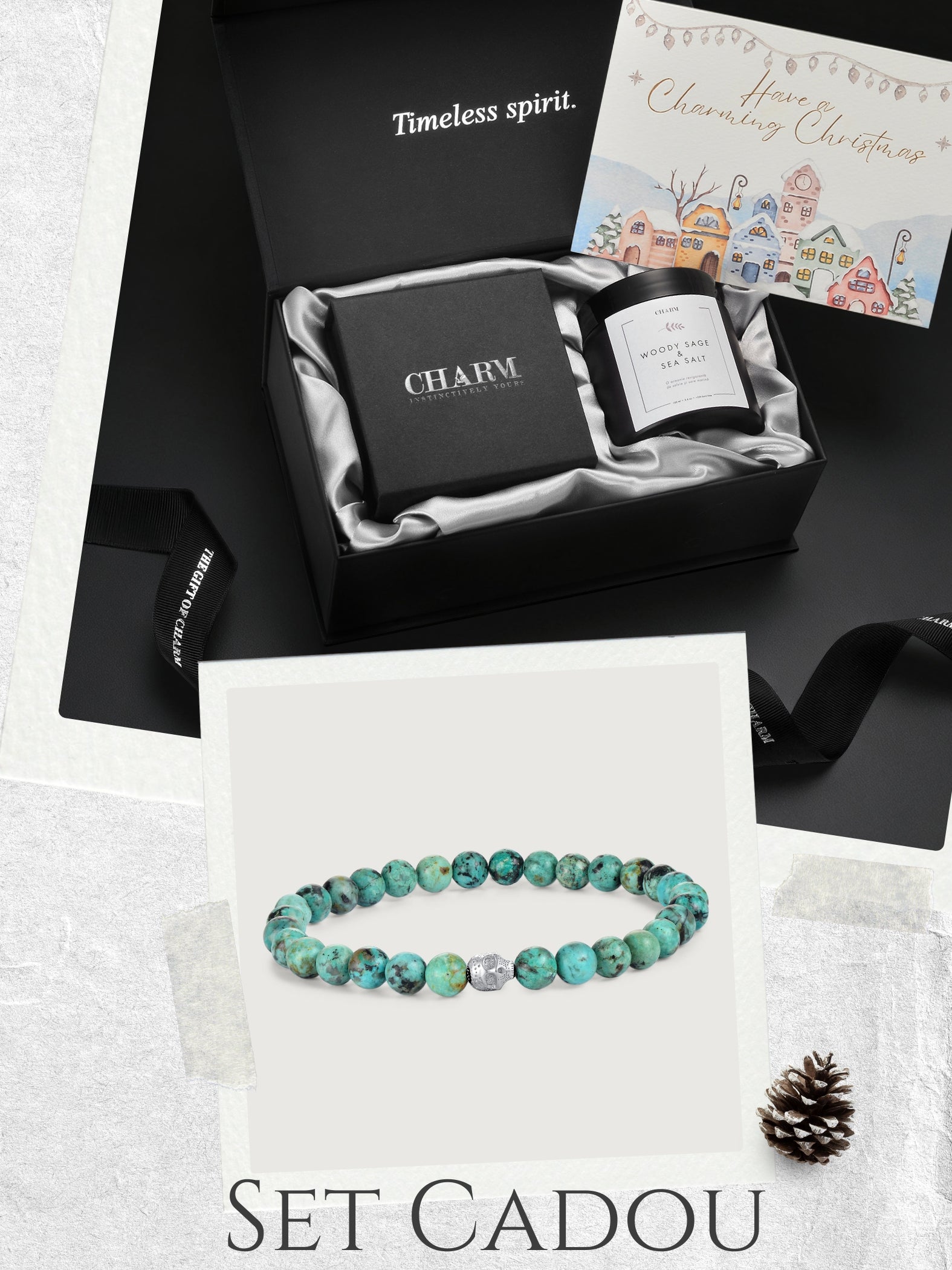 Set Cadou Men Oasis Skull