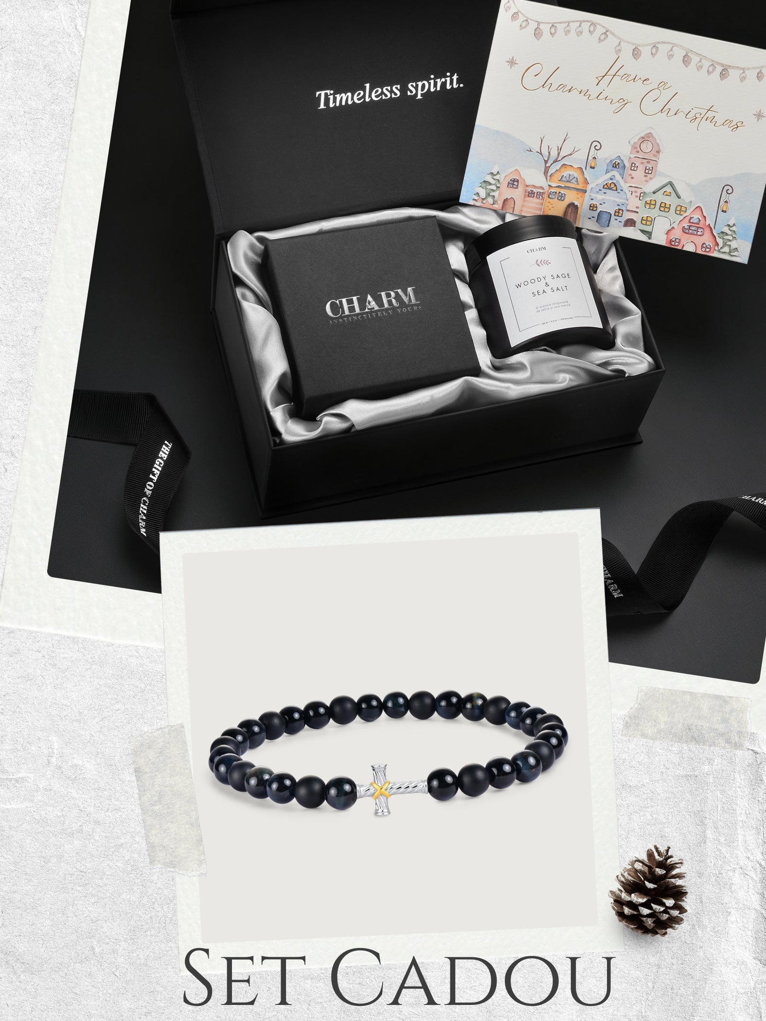 Set Cadou Men Midnight Cross