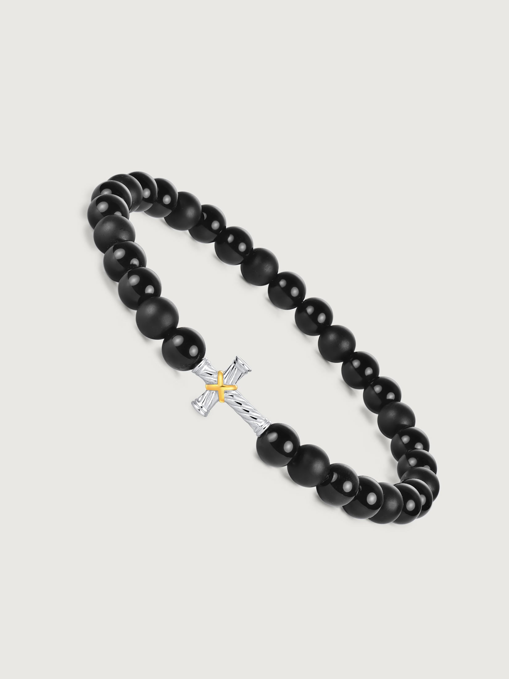 Bratara din Argint Men Shadow Cross