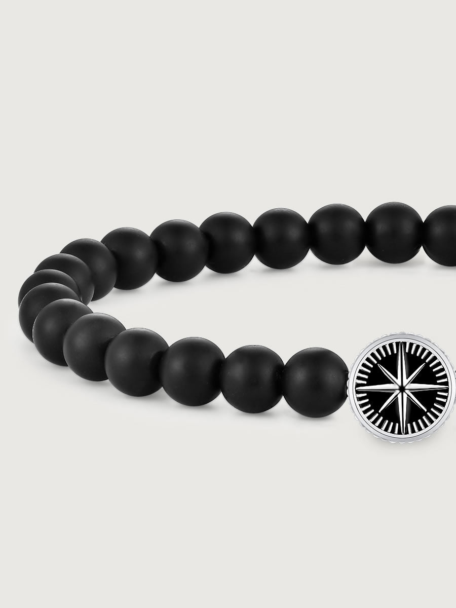 Bratara din Argint Men Nightfall Compass