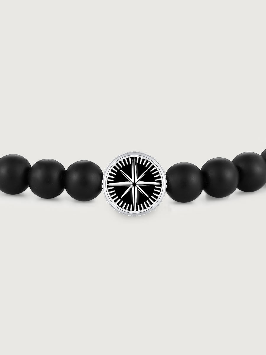 Bratara din Argint Men Nightfall Compass