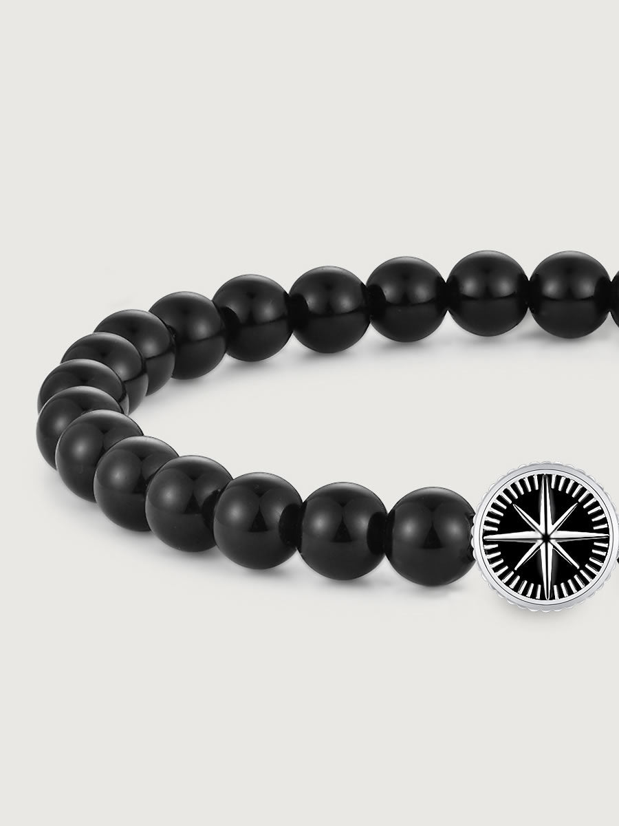 Bratara din Argint Men Eclipse Compass