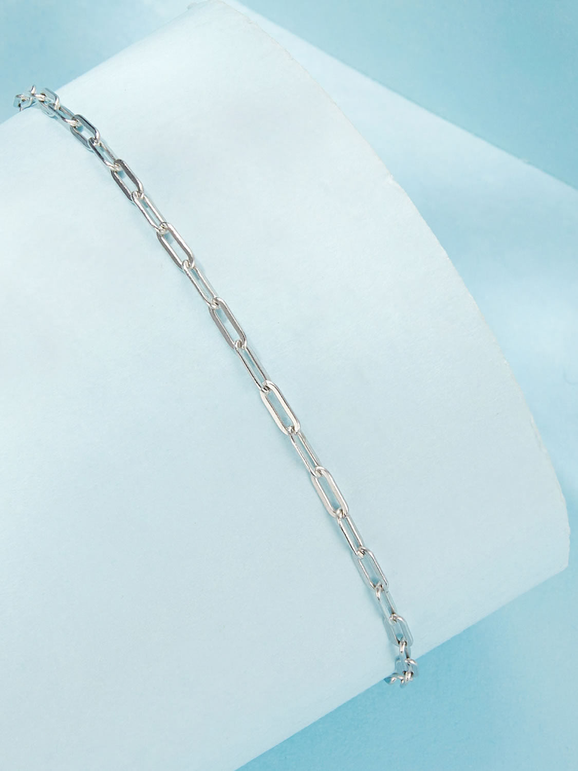 Bratara din Argint Paperclip Chain