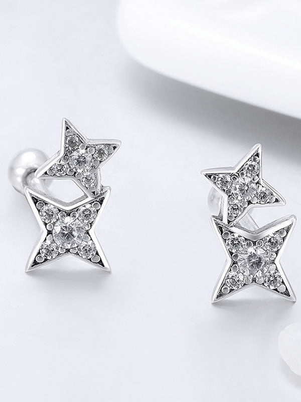 Cercei din Argint Twilight Duo