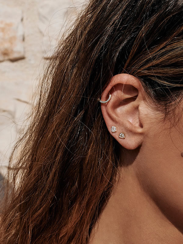 Set Cadou Silver Radiant Grace Studs