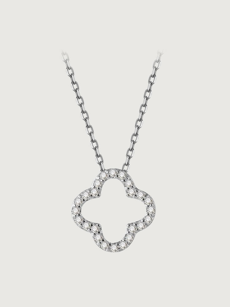 Colier din Argint Silver Radiant Clover