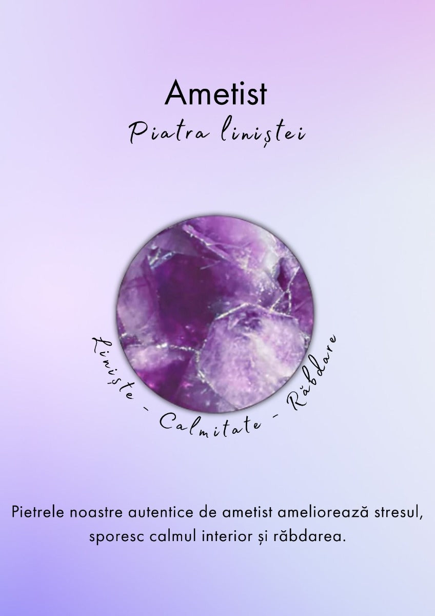 Inel din Argint Amethyst Valentina Silver