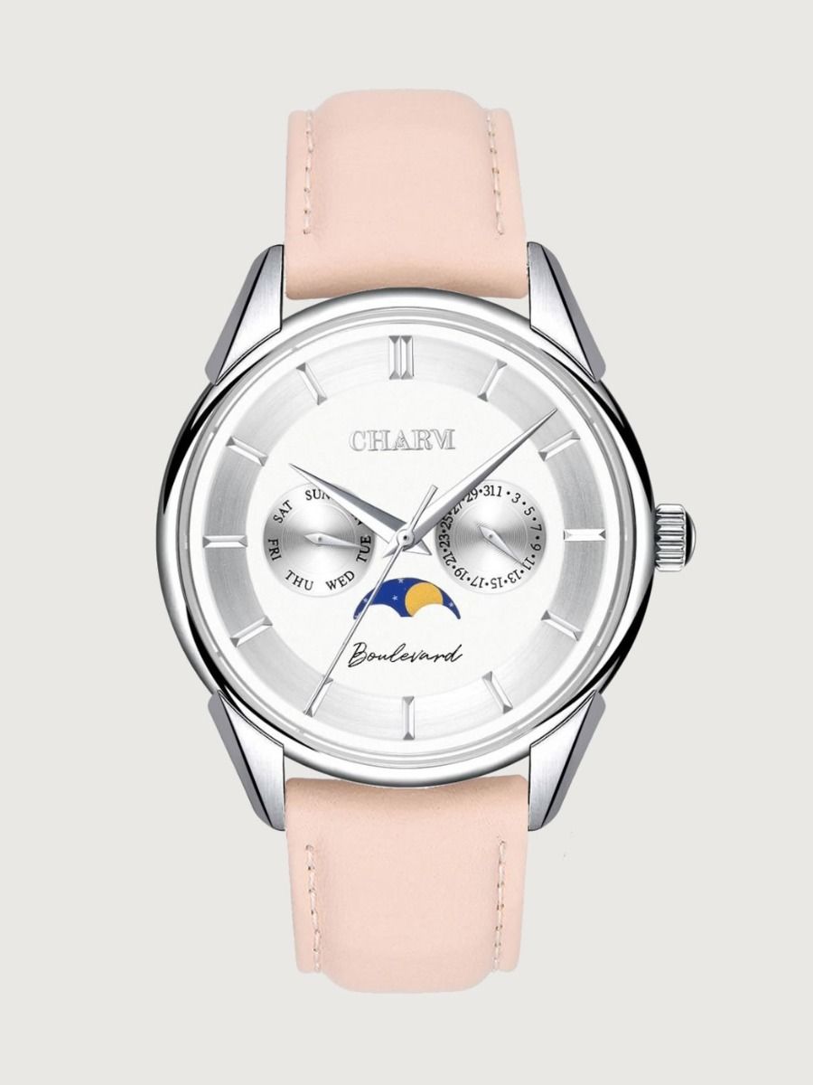 Set Unisex: Ceas Boulevard Kiseleff Grey + Curea de piele Nuderose