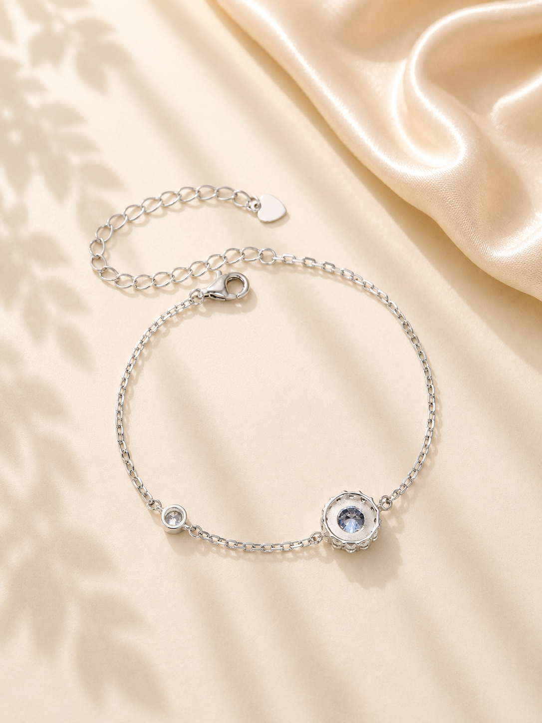 Brățară argint cu moissanite ideală pentru cadou elegant spate