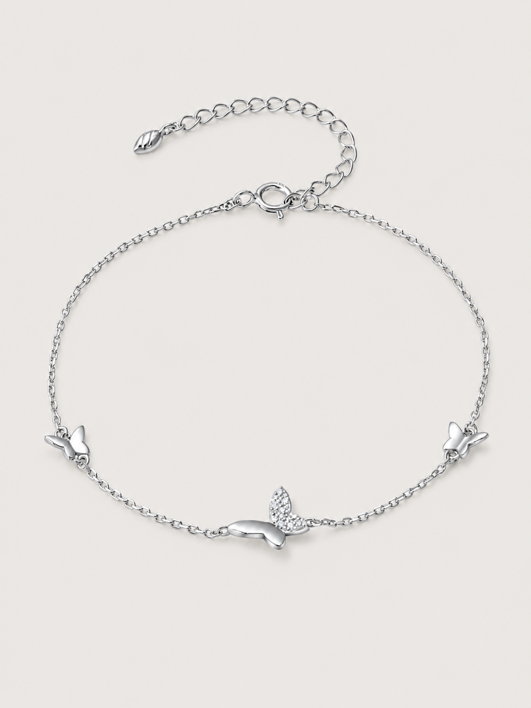 Bratara din argint 925 cu fluturi delicati si zirconii Surrounded Butterflies