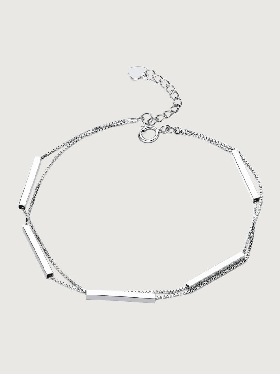 Brățară din argint 925 geometrică minimalistă Geometry