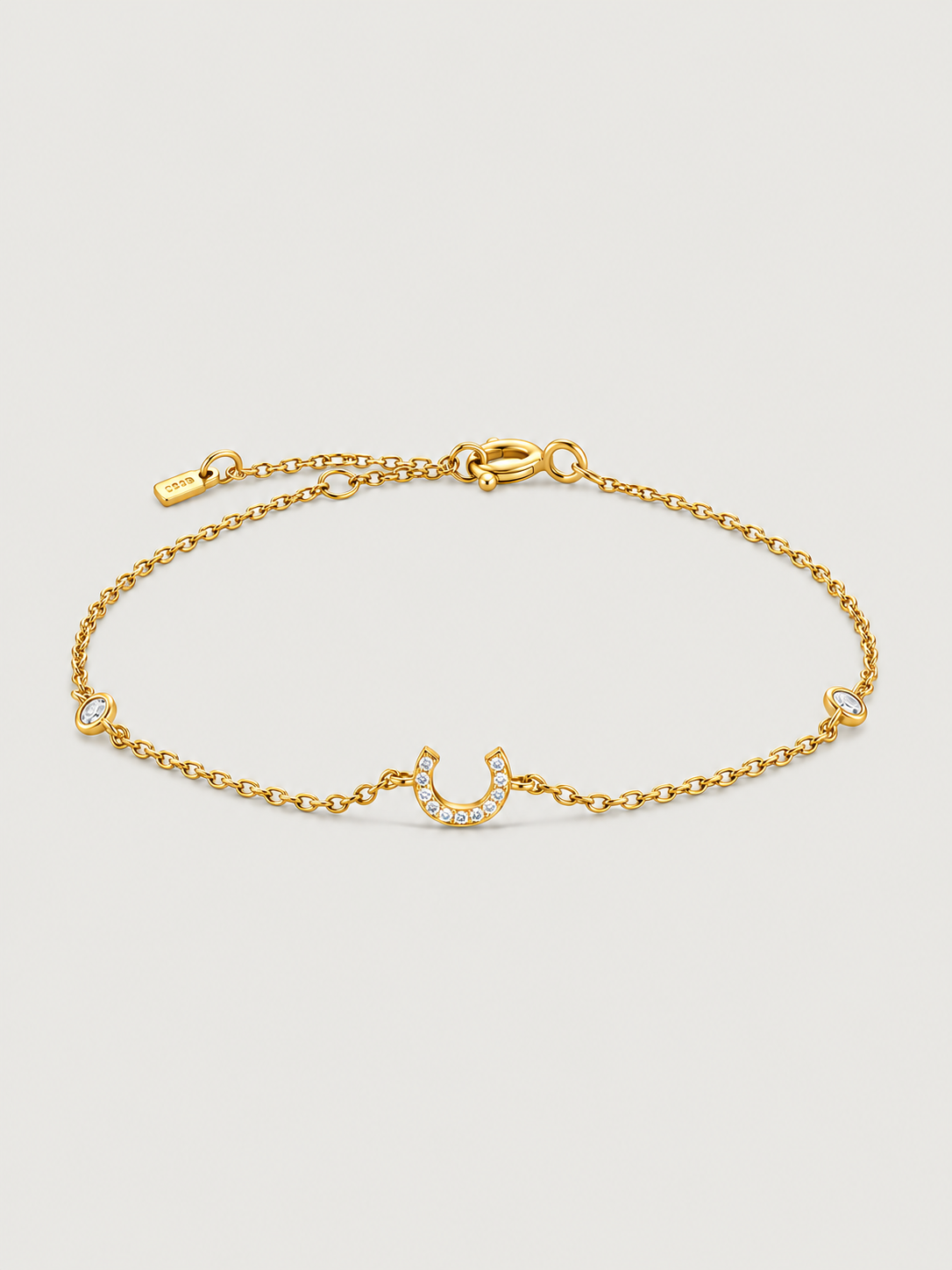 Brățară din Argint Gold Initial Spark Litera C