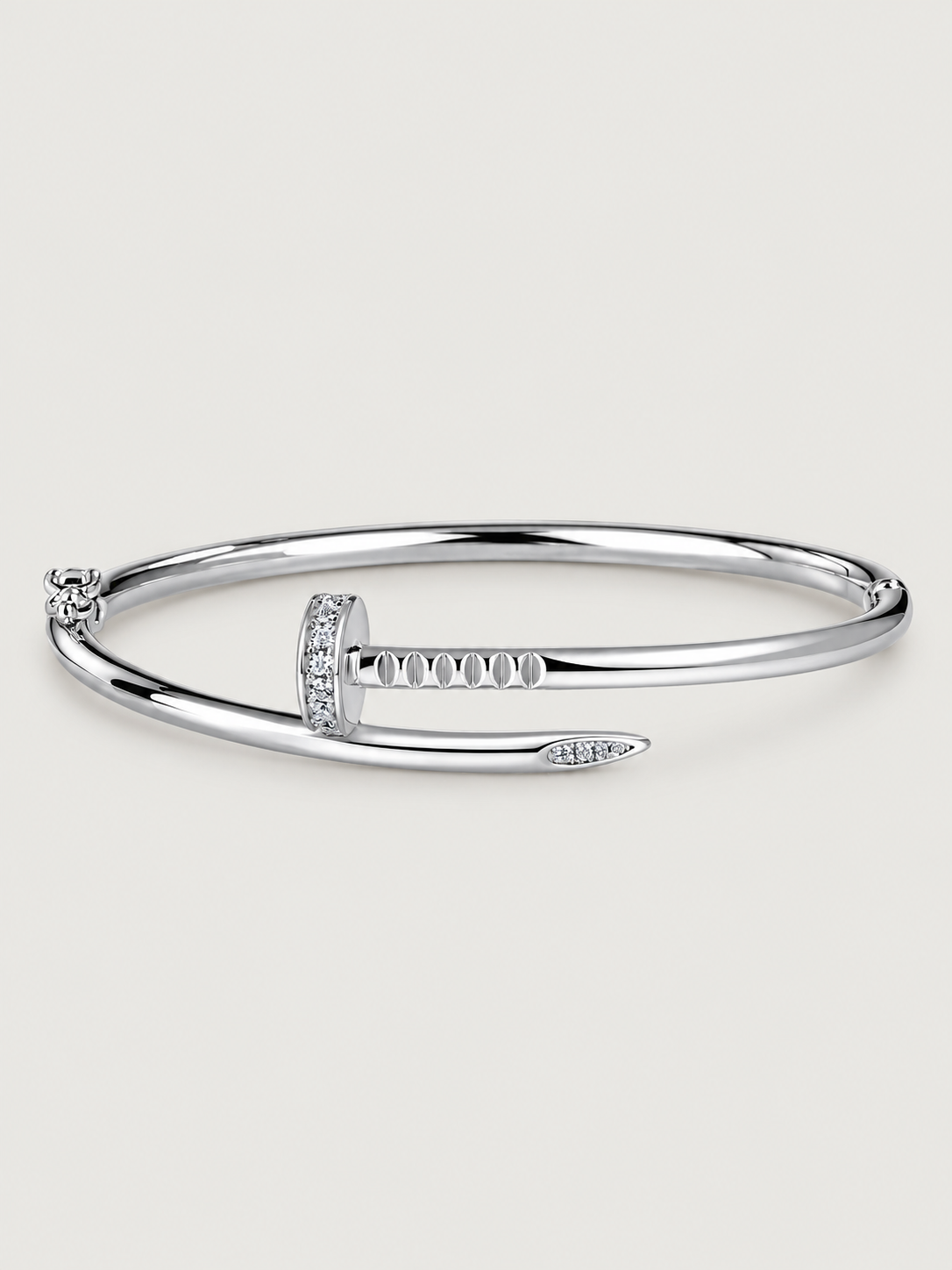 Brățară din Argint Moissanite Silver Nail Éclat