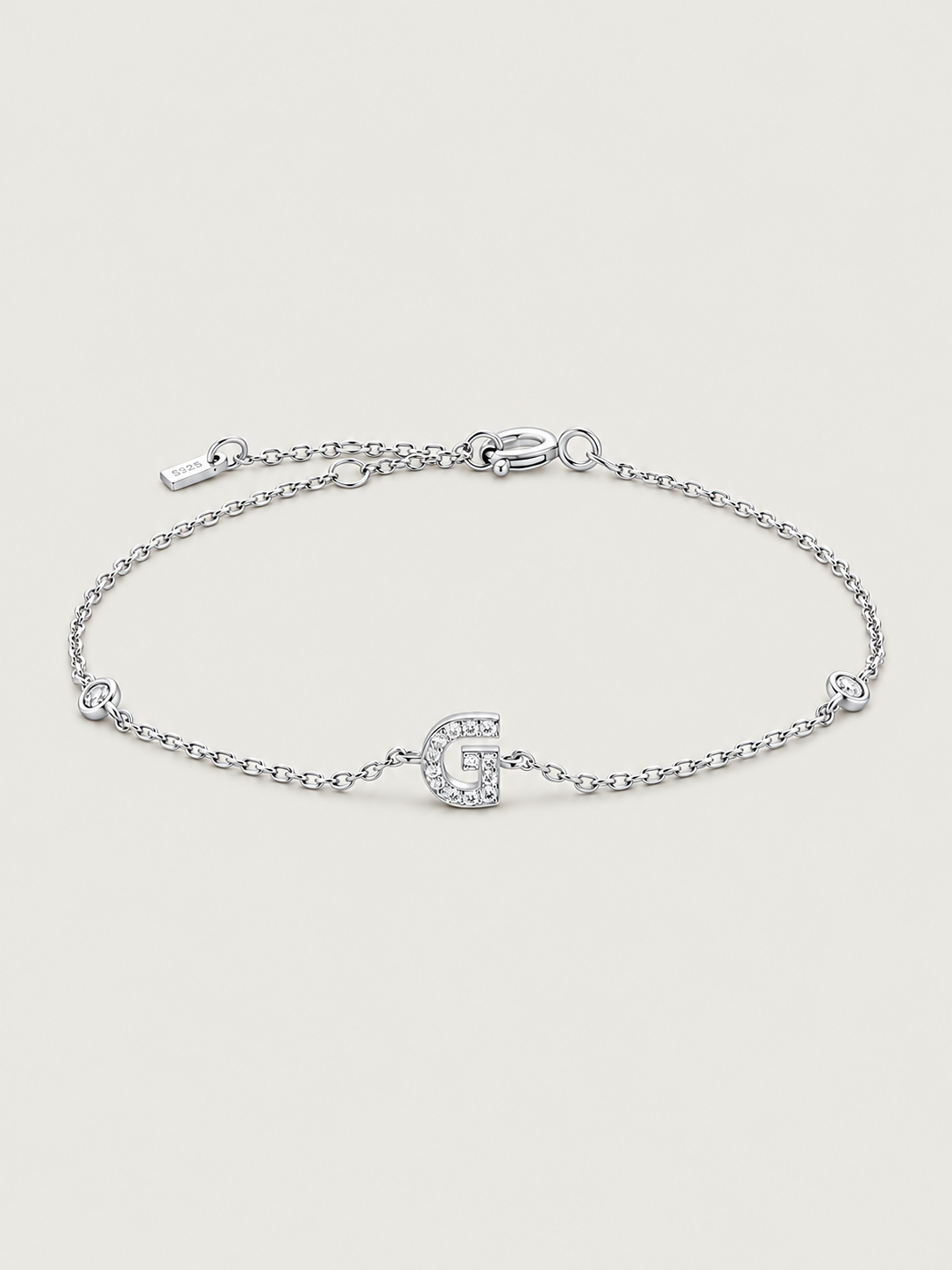 Brățară din Argint Silver Initial Spark Litera G