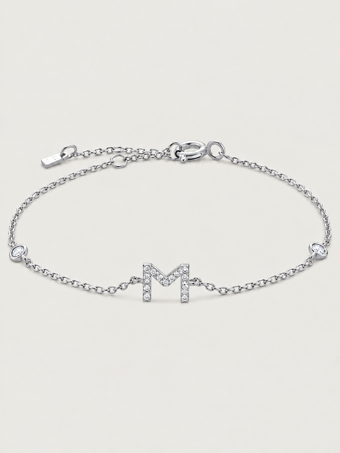Brățară din Argint Silver Initial Spark Litera M