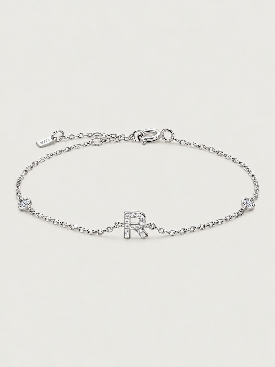 Brățară din Argint Silver Initial Spark Litera R